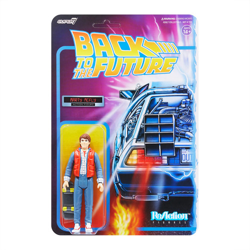 Figuras Super 7 Reaction Volver Al Futuro Marty Mcfly