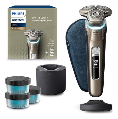 Afeitadora Philips Norelco 9000 Grado Espacial + Soporte