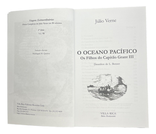 Oceano Pacifico, de Verne, Julio. Editorial Editora Garnier, capa mole em português, 2001