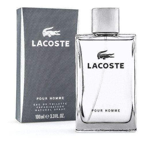 Perfume Lacoste Grey 100ml Edt Spray Para Caballero