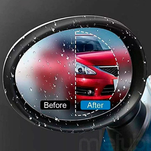 Film Anti Niebla Impermeable Espejo Retrovisor Película Auto