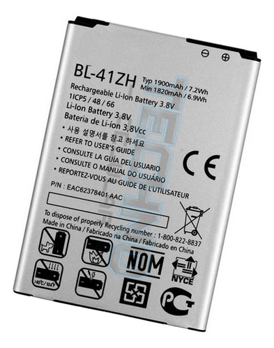 Bata Para Lg L50 Leon Kite Fino H340 Bl-41zh 1900mah