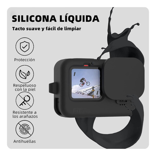.gopro Hero 9 10 11 12 Carcasa Accesorios Protector De Mica