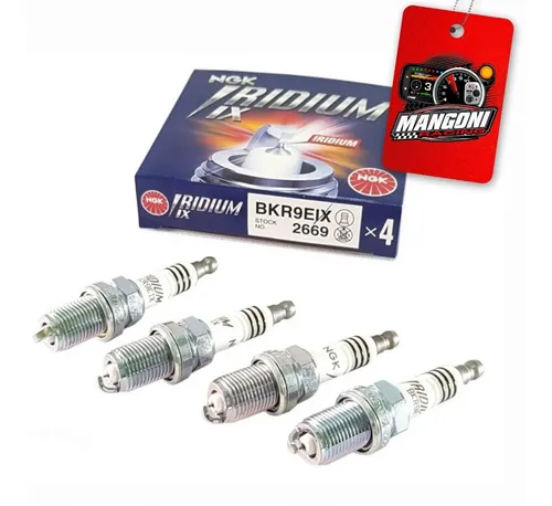 comprar Jg Vela Ignição Fria Ngk Iridium Grau 9 Bkr9eix 04 Unidades
