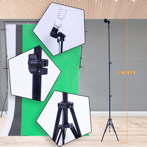 Kit Fotografico Estudio Profesional Fotografia Set Softbox