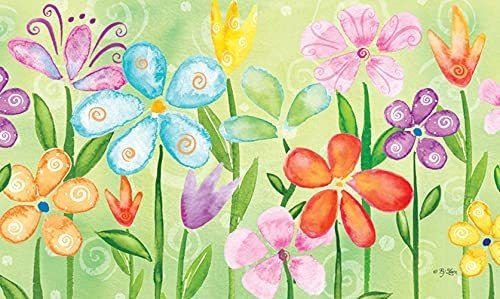 Inicio Toland Jardín De Primavera Blooms 18 X 30 Pulgadas De