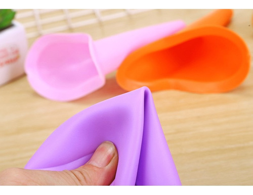 Embudo Urinal 3 Pzas* Femenino Portátil Reusable Pipi Parada Color Naranja