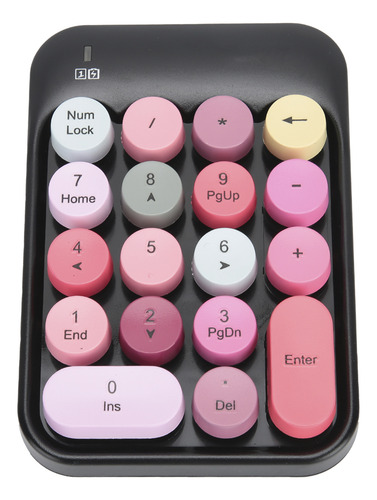 Teclado Numérico Sem Fio Ajazz Chocolate Keycap Para Jogo