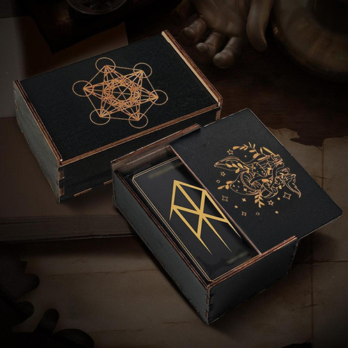Caja De Cartas De Tarots, Caja De Cubierta, Decoración A