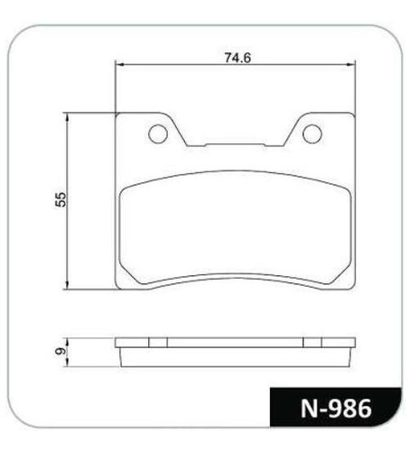 Pastilla Moto Yamaha Fzr 600 R Cobreq N-986