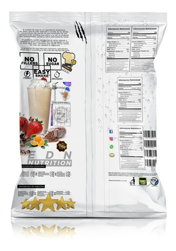 Proteina Aislada De Soja 90% Sabores 1 Kg Usa Importada