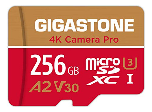 Tarjeta Micro Sd Gigastone 256gb, 4k Pro, A2 V30 P/