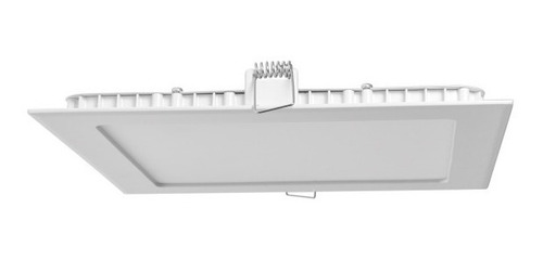 Imagen 1 de 6 de Panel Led De Embutir Cuadrado Blanco 18w Interelec
