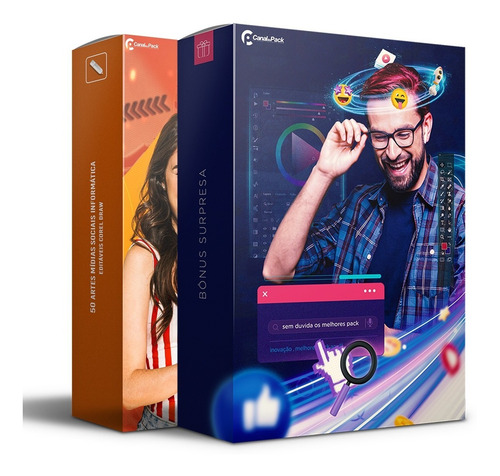 Pack 50 Artes Informática Editável Corel Draw