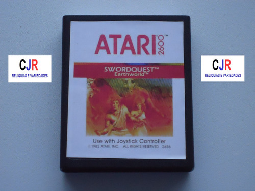 Swordquest - Earthworld - Original - Atari 2600 (Usado)