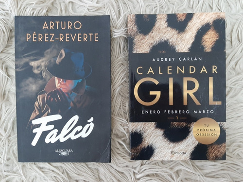 Libros X 2 Novelas Falco Y Calendar Girl Usados (Usado)