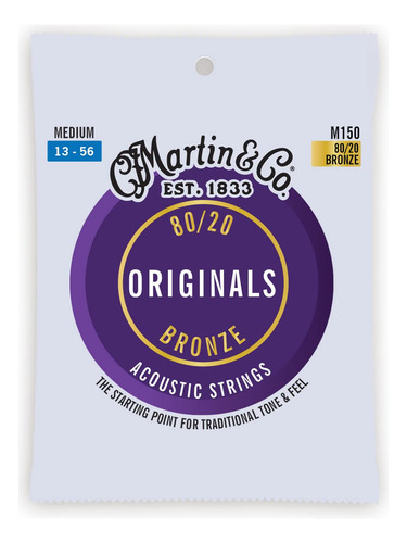 Martin Cuerdas De Guitarra Acustica M150 (41y20m150)
