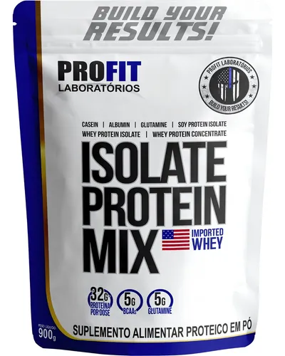 comprar ProFit Laboratórios Isolate Protein Mix Refil 900g - Profit Sabor Chocolate