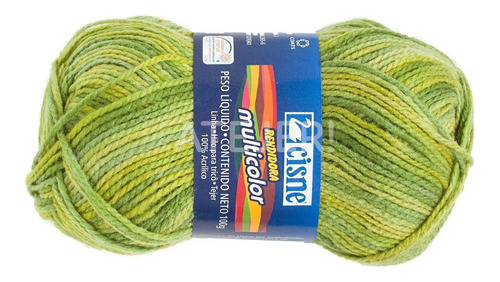 Imagen 3 de 4 de Lana Cisne Rendidora Multicolor X Ovillo De 100 Gramos