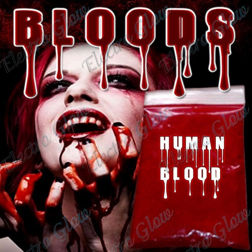 Blood Paint Neon Glow In The Dark Halloween Importada Sangre