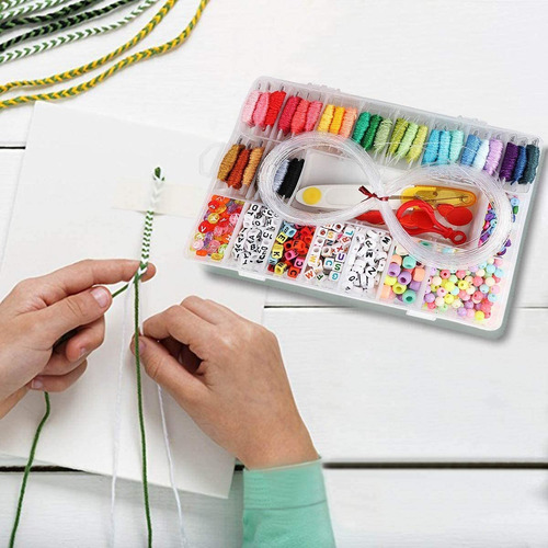 Imagem 6 de 7 de Faça Você Mesmo Pulseiras Para Fazer Contas Kit Contas Letra