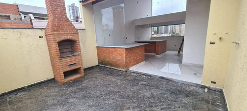 Cobertura Com 2 Dormitórios À Venda, 98 M² Por R$ 600.000 - Campestre - Santo André/sp - Co4335