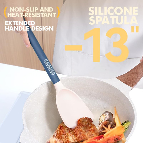 Espátula De Silicona Pequeña Para Cocinar, Turner Flexible B