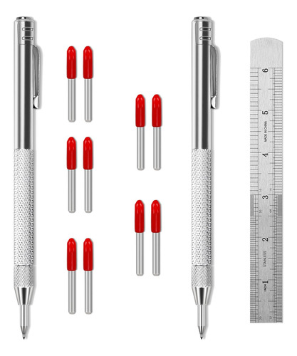 Pacote Com 2 Ferramentas De Gravação De Pontas De Carboneto