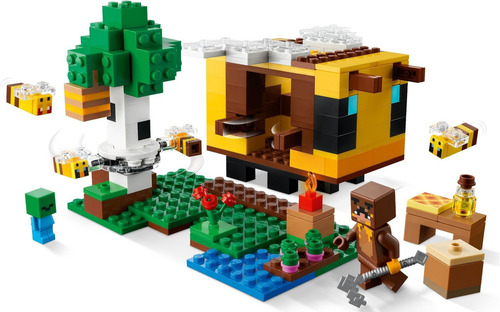 Lego® Minecraft® 21241 La Cabaña-abeja; 254 Piezas