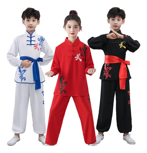Camisa De Wushu Uniform For Niños, Camisa De Kung-fu, Traje.