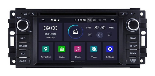 Radio Gps Bluetooth Dodge Journey Android 9.0 64gb 4gb