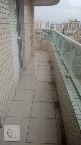 Imagem 5 de 16 de Apartamento Com 3 Dormitórios À Venda, 101 M² Por R$ 450.000,00 - Ocian - Praia Grande/sp - Ap1127