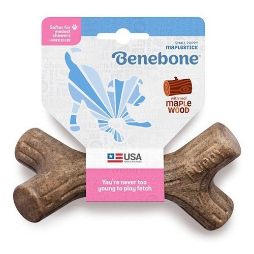 Hueso Para Tu Perro, Marca Benebone Small Puppy Maple W Eeuu