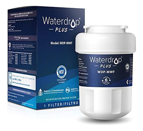 Waterdrop Plus Mwf Filtro De Agua Del Refrigerador, Compatib