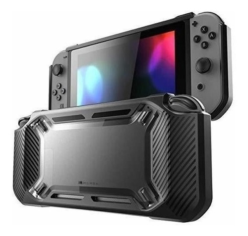 Carcasa Para Nintendo Switch 2017 Resistente Delgado Negro