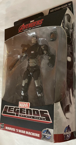 War Machine Avengers Age Of Ultron Marvel Legends Sin Pz Baf (Usado)