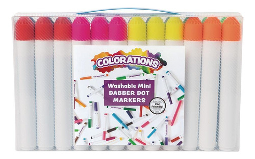 24 Marcadores De Puntos Colores Coloratins Mini Dabber Dot