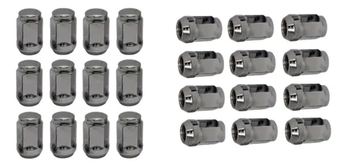 comprar Jogo Roda Liga Leve Cromada 12 Porca 7u002F16 + 12 Porca M12x1,5