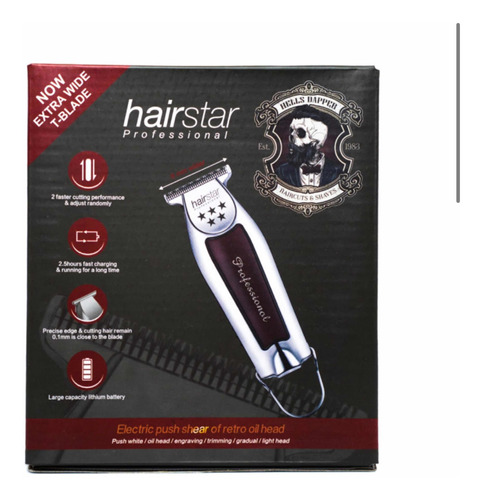 Hairstar Desvelladora Inalámbrica Trimmer Para Barbero