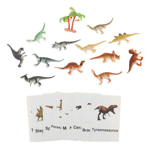 Figuras de animales Montessori con tarjetas didácticas para educación