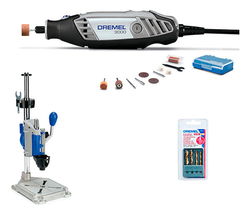 Dremel 2 Em 1 Retifica + Fur De Bancada + Jg Brocas 631 Frequência 50 Hz/60 Hz Potência 130 W 230v - 240v