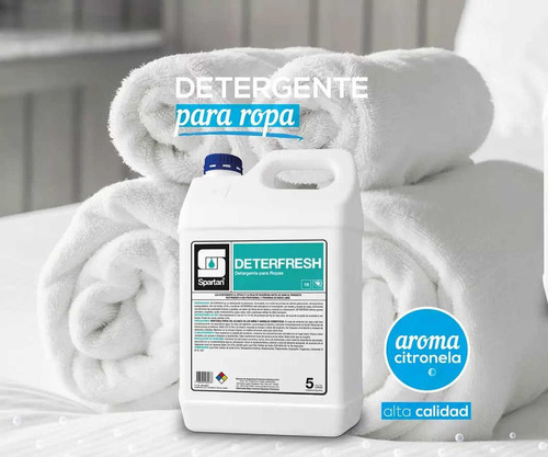 Detergente Para Ropa Deterfresh X 5 Litros Spartan