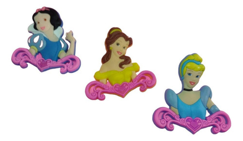 Set De 3 Magnetos / Imanes Disney Princess