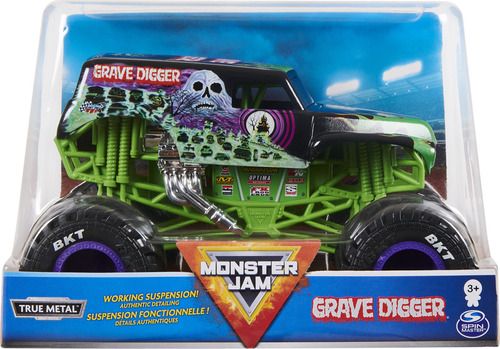 Coleccionista Monster Truck Monster Jam Grave Digger, Escala