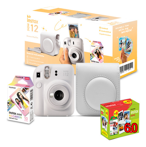 Câmera Instax Mini - Kit + Filme De 60 + Entrega Rápida