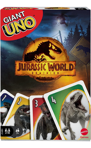 Juego Uno Gigante Jurassic World Dominion Edición Especial 