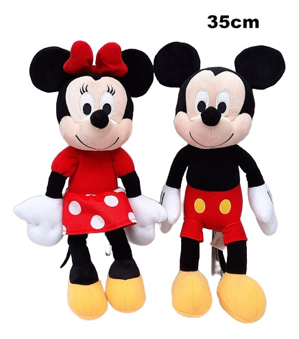 Peluche De Minnie Mouse & Mickey Mouse (Usado)