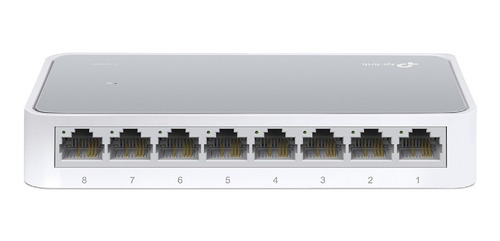 Imagen 4 de 6 de Switch 8 Puertos Tp Link 10/100 Mbps Internet Pc