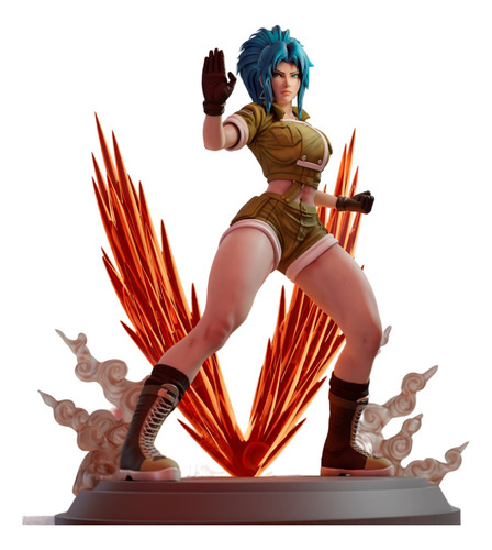 Kof Leona 3dmn Archivo Stl Para Impresión 3d