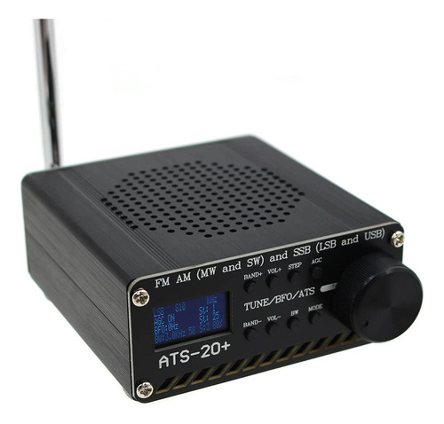 Radio Portátil Am Fm Ats-20 Plus Con Escáner Y Ondas Cortas